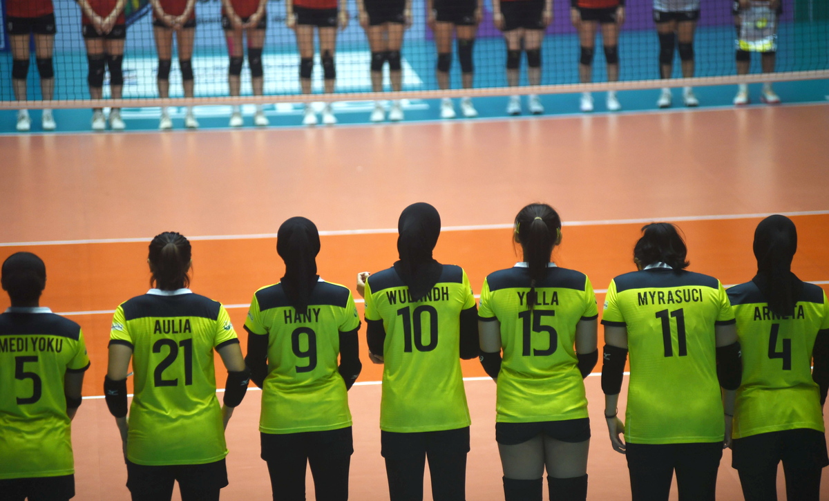 Indonesian Women's Volleyball National Team Defeats Macau 30 Kompas.id