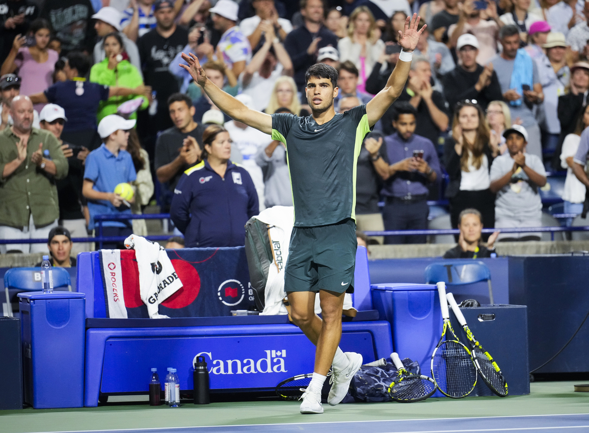 World Number One Tennis "Roller Coaster" in Canada Kompas.id
