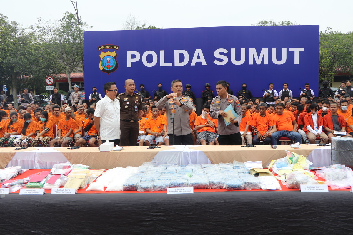 Operasi Penangkapan Narkoba di Sumut