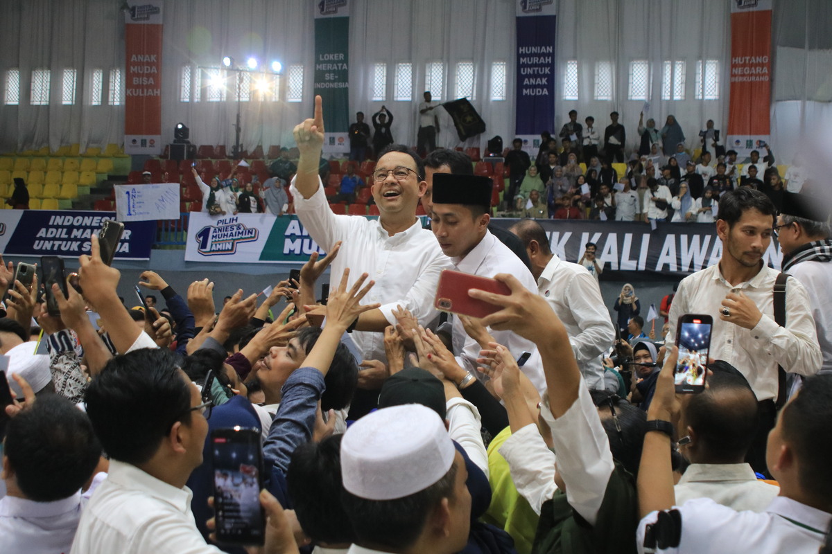In Medan, Anies Promises to Solve the Problem of Expensive Staples and